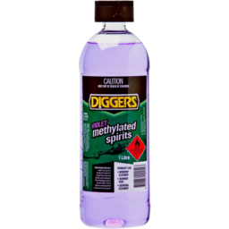 Photo of Diggers Violet Methylated Spirits 1l