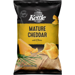 Photo of Kettle Chip Company Potato Chips Mature Cheddar Chives 150g