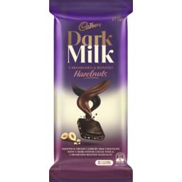 Photo of Cadbury Dark Milk Hazelnut Milk Chocolate Block