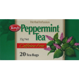 Photo of Tasty Herbal Infusion Peppermint Caffeine Free Tea Bags 20 Pack 35g