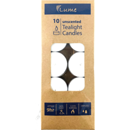 Photo of Lume Tealight Candle 9 hour 10 pack