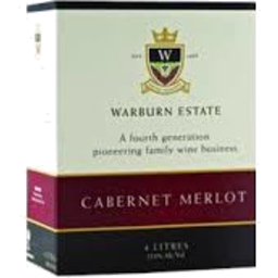 Photo of Warburn Premium Cab Merlot Csk 4l