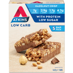 Photo of Atkins Low Carb Hazelnut Crisp Bars