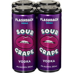 Photo of Flashback Sour Grape Vodka 8% 330ml