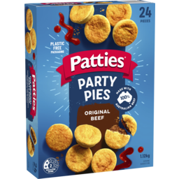 Photo of Patties Party Pies 24pk 1.12kg