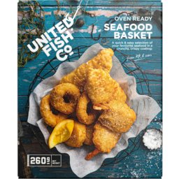 Photo of United Fisheries Seafood Basket