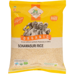 Photo of 24 Mantra Organic Sona Masoori Raw Polished Rice