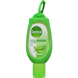 Photo of Dettol Antibacterial Instant Hand Sanitiser Refresh Green Clip 50ml
