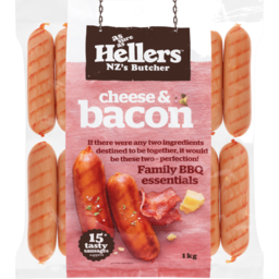 Photo of Hellers Sausages Cheese & Bacon