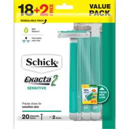 Photo of Schick Exacta 2 Sensitive 18+2 Pack