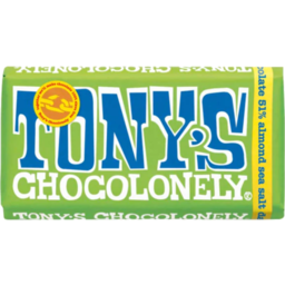 Photo of Tony's Chocolonely Dark Almond Seasalt 47g