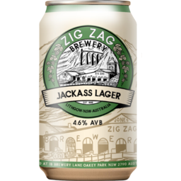 Photo of Zig Zag Jackass Lager Can 375ml