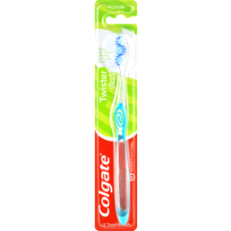 Photo of Colgate Twister Manual Toothbrush, 1 Pack, Medium