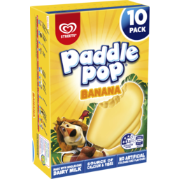 Photo of Paddle Pop Ice Cream Banana 10 Pack 680ml