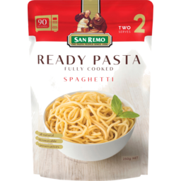 Photo of San Remo Spaghetti Ready Pasta Fully Cooked 250g