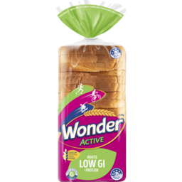 Photo of Wonder White Wonder Active Low Gi + Protein Soft White Sliced Bread 680g