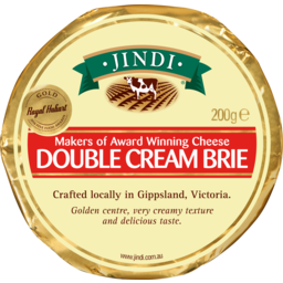 Photo of Jindi Brie Double Creme Cheese 200g