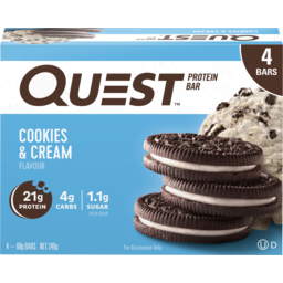 Photo of Quest Cookies & Cream Protein Bar 4 Pack