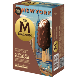 Photo of Magnum New York Chocolate Cheesecake 4 Pack 360ml