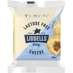 Photo of Liddels Lactose Free Cheese Block 250g