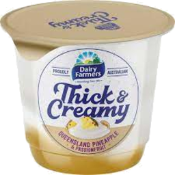 Photo of Dairy Farmers Thick & Creamy Queensland Pineapple & Passionfruit Yoghurt 140g