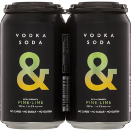 Photo of Ampersand Vodka Soda & Pine Lime Can