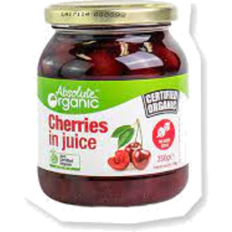 Photo of Absolute Organic Cherries In Juice 350g