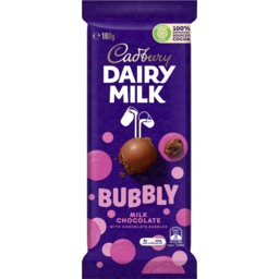 Photo of Cadbury Dairy Milk Chocolate Bubbly 160g