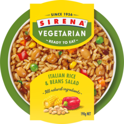 Photo of Sirena Vegetarian Italian Rice & Beans Salad 190g