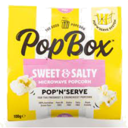 Photo of The Good Popcorn Pop Box Sweet & Salty 100g