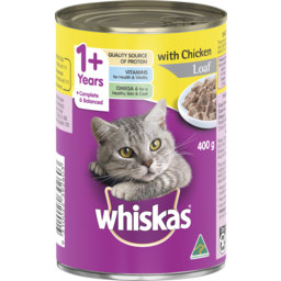 Photo of Whiskas Oh So Meaty Chicken & Turkey Loaf Style 400g