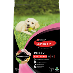 Photo of Purina Supercoat Puppy With Chicken Dry Dog Food 2.6kg