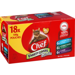 Photo of Chef Cat Food Pouch Variety Lovers 18 Pack