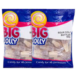 Photo of Big Lolly Sour Cola Bottles 160g