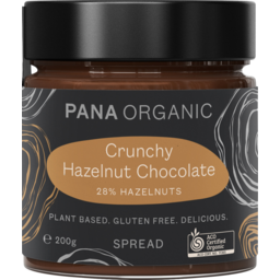 Photo of Pana Organic Crunchy Hazelnut Chocolate Spread 200g