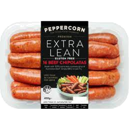 Photo of Peppercorn Food Co Chipolata Beef