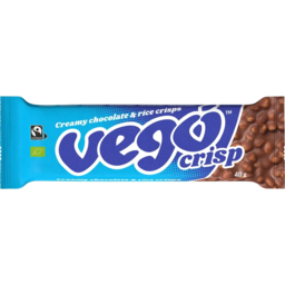 Photo of VEGO Chocolate Bar Creamy Chocolate & Rice Crisps