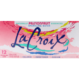 Photo of La Croix Flavoured Sparkling Water Passion Fruit 12 Pack