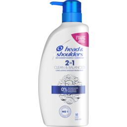 Photo of Head & Shoulders 2in1 Shampoo & Conditioner Clean & Balanced Anti-Dandruff