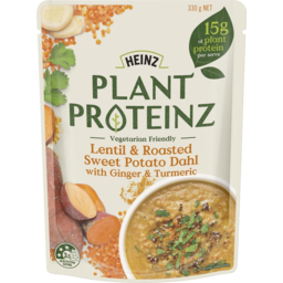 Photo of Heinz® Plant Proteinz™ Lentil & Roasted Sweet Potato Dahl With Ginger & Turmeric 330g