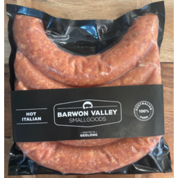 Photo of Barwon Valley Smallgoods Hot Italian Sausages