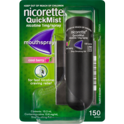 Photo of Nicorette Cool Berry Quickmist Mouth Spray