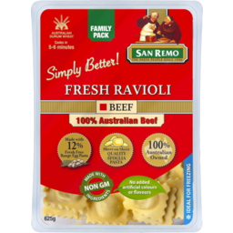 Photo of San Remo Ravioli Beef Fresh Pasta