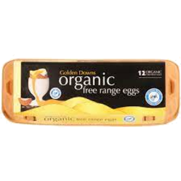 Photo of Golden Downs Organic Free Range Eggs 12 Pack