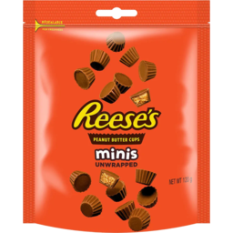 Photo of Reeses Minis Unwrapped Peanut Butter Cups 120g