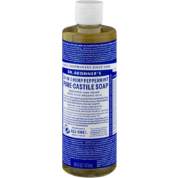 Photo of DR BRONNERS:DRB 18-In-1 Hemp Peppermint Pure-Castile Soap 473ml