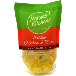 Photo of Marisa's Kitchen Soup Italian Chicken Risoni 500ml