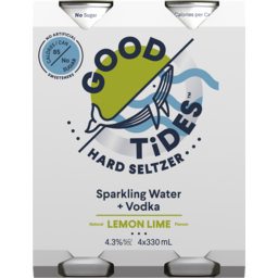 Photo of Good Tides Lemon Lime Seltzer Can