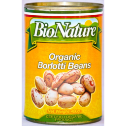 Photo of Bio Nature Organic Borlotti Beans 400g