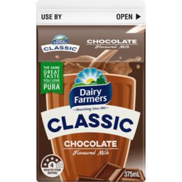 Photo of Dairy Farmers Classic Chocolate Flavoured Milk 375ml